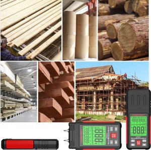 WILGOTNOŚCIOMIERZ MIERNIK WILGOTNOŚCI DREWNA POWIETRZA %RH MAT. BUDOWLANYCH 13