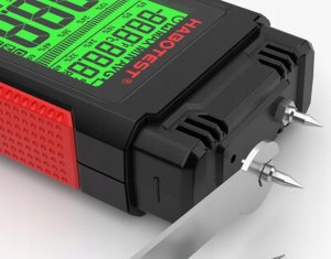 WILGOTNOŚCIOMIERZ MIERNIK WILGOTNOŚCI DREWNA POWIETRZA %RH MAT. BUDOWLANYCH 6