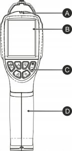 KAMERA TERMOWIZYJNA 320x240 TERMODETEKTOR 3GB USB 12