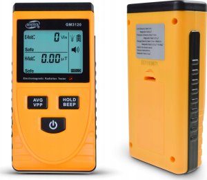 Benetech MIERNIK POLA ELEKTROMAGNETYCZNEGO TESTER FAL - 1999V/m, 100uT - CE 5G 2