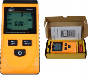 Benetech MIERNIK POLA ELEKTROMAGNETYCZNEGO TESTER FAL - 1999V/m, 100uT - CE 5G 5