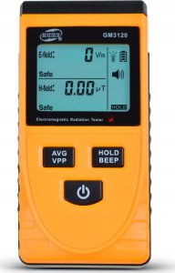 Benetech MIERNIK POLA ELEKTROMAGNETYCZNEGO TESTER FAL - 1999V/m, 100uT - CE 5G 6