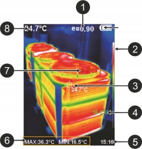 KAMERA TERMOWIZYJNA 220x160 TERMODETEKTOR 3GB USB 13