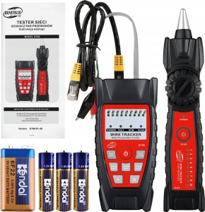 SZUKACZ PAR KABLI PRZEWODÓW TESTER SONDA RJ45 GT66 1