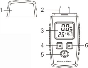 MIERNIK WILGOTNOŚCI DREWNA BETONU CEGŁY GIPSU TYNK 11