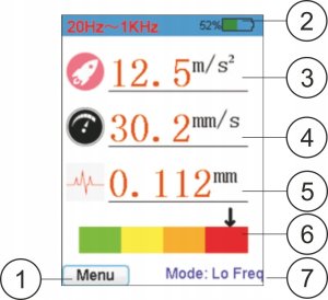 WIBROMETR MIERNIK WIBRACJI ANALIZATOR DRGAŃ MASZYN 11