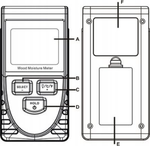 BEZINWAZYJNY WILGOTNOŚCIOMIERZ INDUKCYJNY DREWNA 6