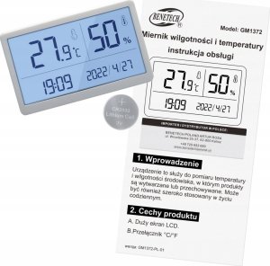 TERMOHIGROMETR HIGROMETR TERMOMETR WILGOTNOŚĆ TEMP 6