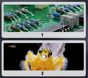 Mikroskop Benetech CYFROWE SZKŁO POWIĘKSZAJĄCE ELEKTRONICZNA LUPA OŚW.LED EKRAN HD IPS 500x PC 11