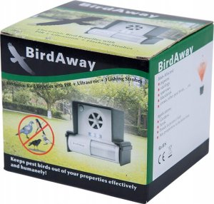BIRD AWAY ODSTRASZACZ PTAKÓW GOŁĘBI SZPAKÓW WRÓBLI 2