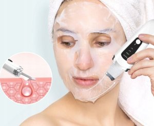 PEELING KAWITACYJNY DO TWARZY 4 TRYBY PRACY JONOFOREZA BEZPRZEWODOWY USB-C 2