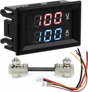 WOLTOMIERZ AMPEROMIERZ DC 100A 100V prąd stały 1