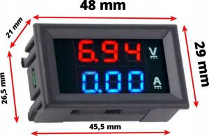 Benetech WOLTOMIERZ AMPEROMIERZ DC 100A 100V prąd stały 2