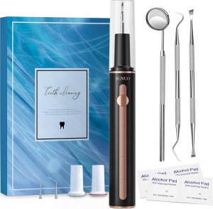 ULTRADŹWIĘKOWY SKALER DENTYSTYCZNY USUWANIE KAMIENIA 1200mAh IP67 GRATISY 1