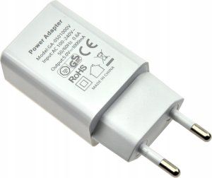 ŁADOWARKA SIECIOWA USB A ADAPTER WTYCZKA 1A 5V 10W 1