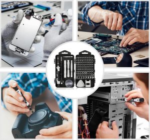 ZESTAW ŚRUBOKRĘTÓW PRECYZYJNYCH UNIWERSALNE WKRĘTAKI TORX BITY ETUI 115el 16