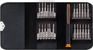 ZESTAW ŚRUBOKRĘTÓW PRECYZYJNYCH MAGNETYCZNE WKRĘTAKI TORX BITY ETUI 25 w 1 13