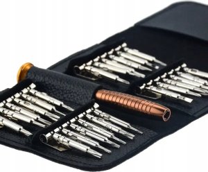 ZESTAW ŚRUBOKRĘTÓW PRECYZYJNYCH MAGNETYCZNE WKRĘTAKI TORX BITY ETUI 25 w 1 14