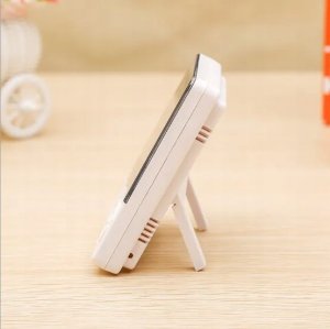 HIGROMETR TERMOMETR POKOJOWY ZEGAR - STACJA POGODY 5