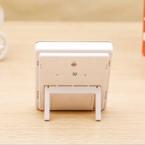 HIGROMETR TERMOMETR POKOJOWY ZEGAR - STACJA POGODY 6