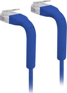 Ubiquiti U-Cable-Patch-RJ45-BL – Wytrzymały kabel miedziany do połączeń internetowych, 0.22 m, Cat6 1