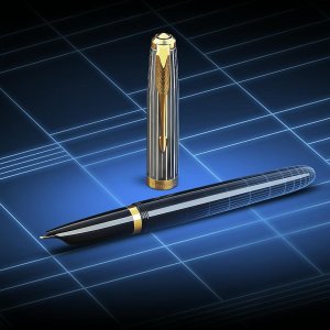 Pióro wieczne Parker 51 Premium Black GT - 2