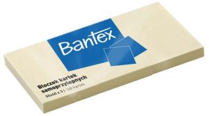 Bantex NOTES SAMOP.50X40 100 ŻÓŁTY BANTEX - 400086386 1