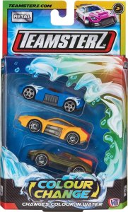 Teamsterz Colour Change die-cast bil - 3 pak 1