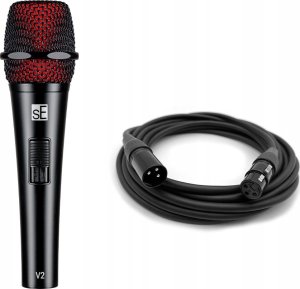sE V2 Switch XLR - Mikrofon dynamiczny, kabel XLR-XLR 5m 6