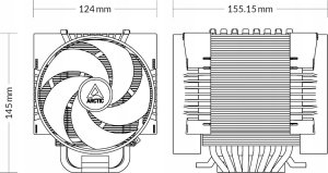 Chłodzenie CPU Arctic Freezer 4U-M Ampere (ACFRE00171A) 5