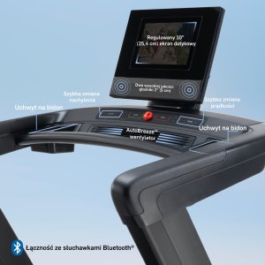 Bieżnia elektryczna NordicTrack commercial 1250 z dotykowym wyświetlaczem 4