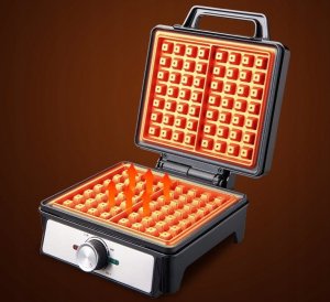 Gofrownica LTC 1600W na dwa gofry, 220-240V 8