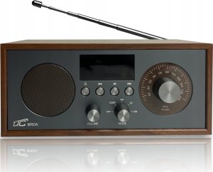 Radio przenośne Brda FM/BT/USB akum.2200mAh,10W,ładowanie indukcyjne telefonu,brąz/grafit 5