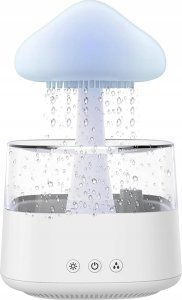 NAWIŻACZ POWIETRZA CHMURKA DESZCZ AROMATERAPIA LAMPKA NOCNA 14