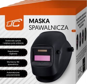 Maska spawalnicza JAVA samościemniająca z filtrem Bateria słoneczna/bat.litowa CR2032 5