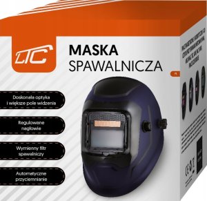 Maska spawalnicza PAX  samościemniająca z filtrem reg.DIN 9-13 Bateria słoneczna/ bat. litowa CR2032 4