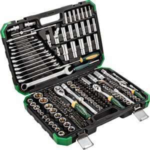 Zestaw narzędzi 216+6el. 1/4", 3/8", 1/2" (8-22mm) 2