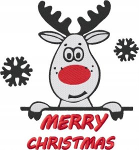 KOSZULKA DAMSKA ŚWIĄTECZNA BIAŁA RENIFER L KRÓTKI RĘKAW HAFT PREZENT 5