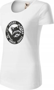 KOSZULKA DAMSKA SZOP PEDRO BIAŁY L KRÓTKI RĘKAW HAFT PREZENT BAWEŁNA 100% 3