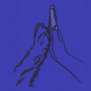 KOSZULKA BIAŁA DAMSKA Z ŁAPKĄ PSA DŁOŃ CZŁOWIEKA L KRÓTKI RĘKAW HAFT 7