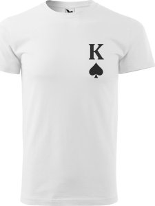 KOSZULKA NA DZIEŃ CHŁOPAKA KING KRÓL L KRÓTKI RĘKAW HAFT PREZENT BAWEŁNA 2