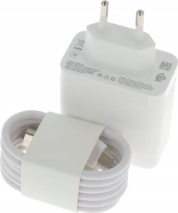 Szybka Ładowarka Sieciowa Oppo 65W USB-A + Kabel Oppo DL136 USB-C SuperVooc 1