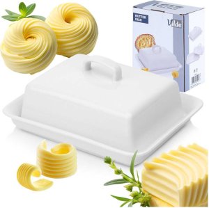 MASELNICZKA MASELNICA CERAMICZNA BIAŁA 139680 6