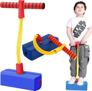 SKOCZEK SKAKANKA DRĄŻEK DO SKAKANIA DŹWIĘK LED SKOCZEK POGO STICK DRĄŻEK 1