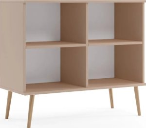 Komoda LEBEL z drzwiczkami 100cm dąb craft złoty MELIMEBLE 3