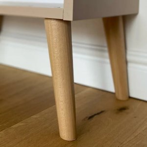 Komoda LEBEL z drzwiczkami 100cm dąb craft złoty MELIMEBLE 5