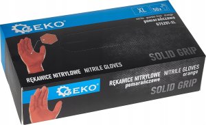 Rękawice nitrylowe SOLID GRIP 50szt. r. XL pomarańczowe (10) 5