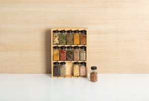 Organizer na przyprawy do szuflady lub na blat 15 słoików 6