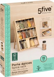 Organizer na przyprawy do szuflady lub na blat 15 słoików 8