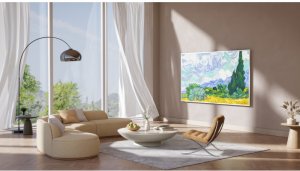TCL A300 NXTFRAME 55A300W, 139.7 cm (55"), 3840 x 2160 pixels, QLED, Smart TV, Wi-Fi, White 1